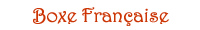 Boxe Française