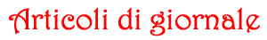 Articoli di giornale